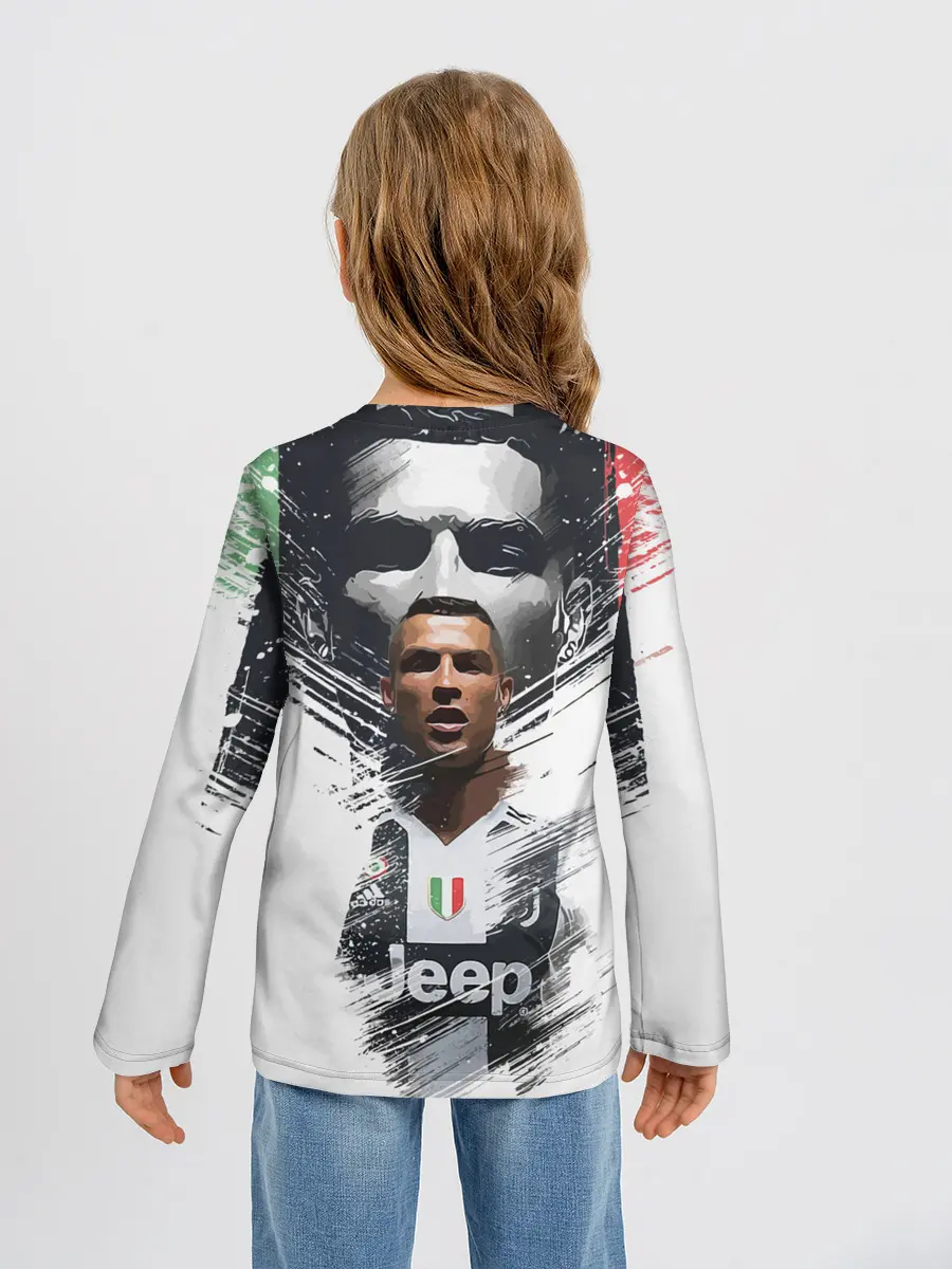 Детский лонгслив / Криштиану Роналду