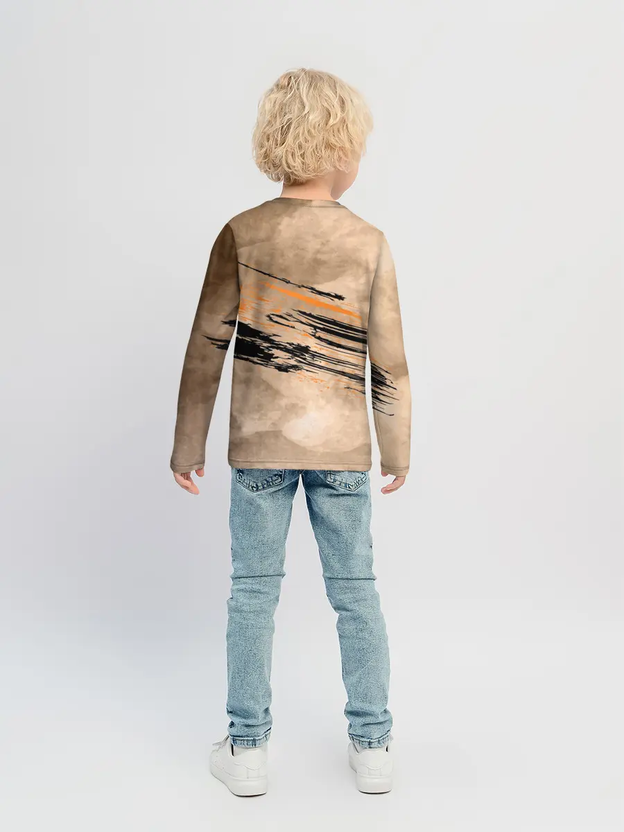 Детский лонгслив / Ни шагу назад!