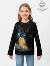 Детский лонгслив / Лиса в маске