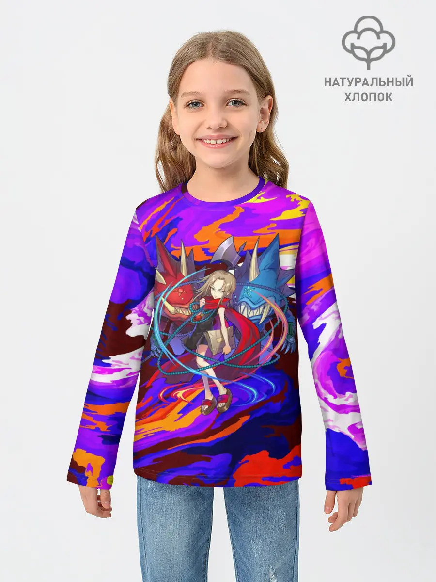 Детский лонгслив / Шаман Кинг | Анна