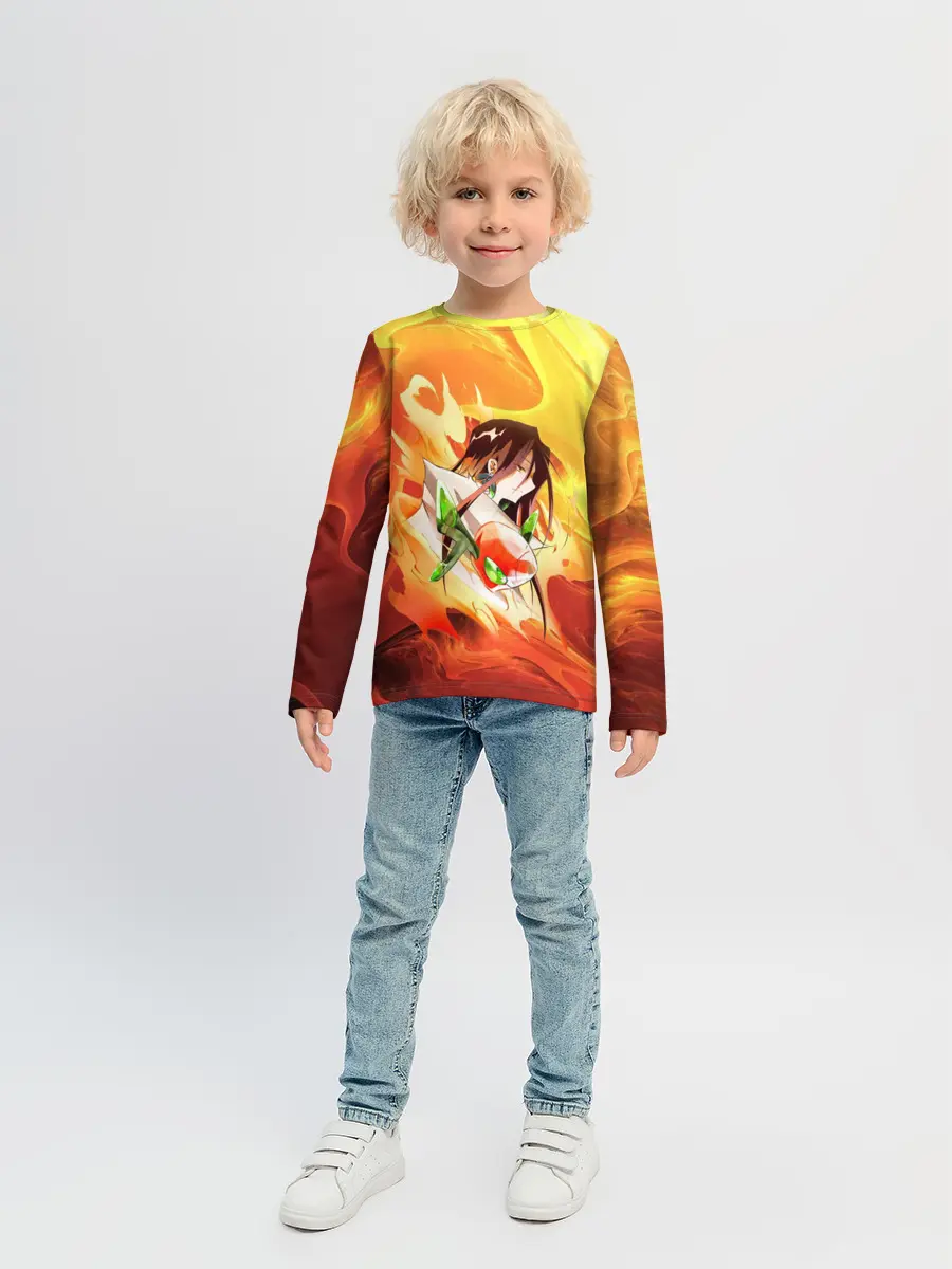 Детский лонгслив / Шаман Кинг | Хао | Зик