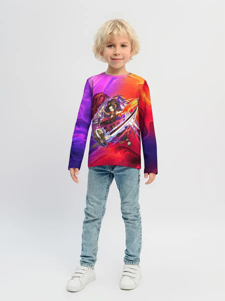 Детский лонгслив / Шаман Кинг | Йо Асакура