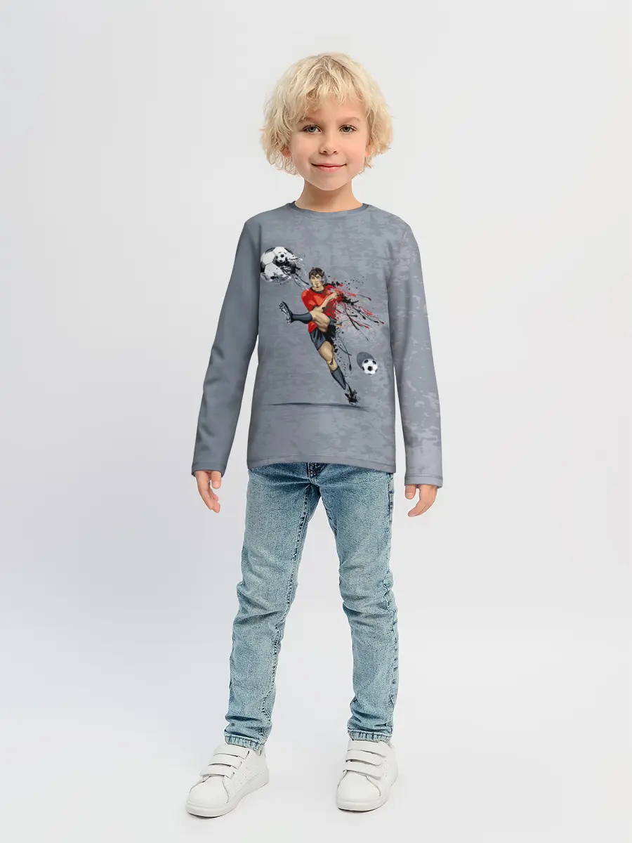Детский лонгслив / Футбол