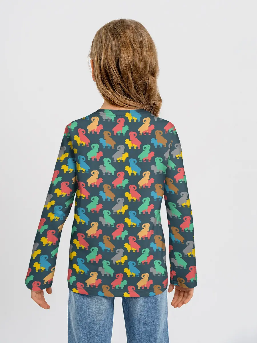 Детский лонгслив / Овен