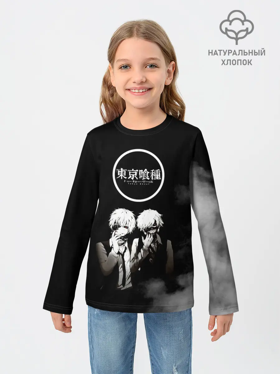 Детский лонгслив / Tokyo Ghoul двое гулей