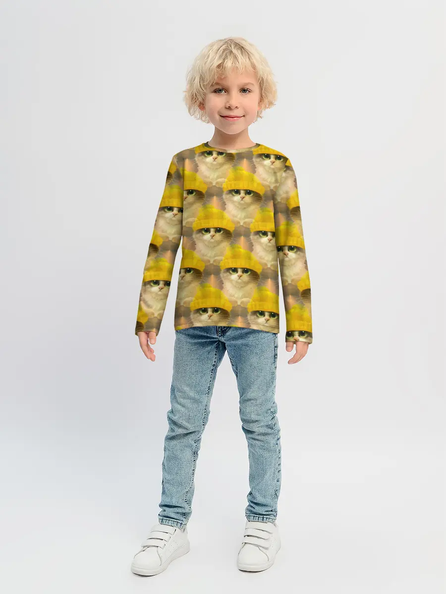 Детский лонгслив / Котята