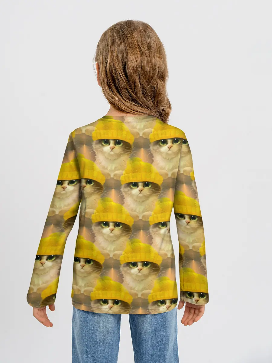 Детский лонгслив / Котята