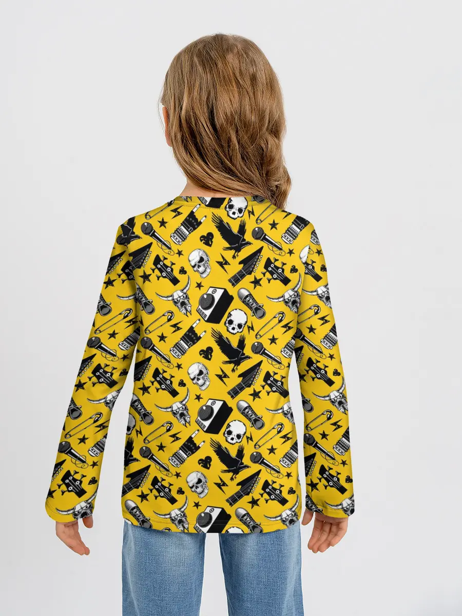 Детский лонгслив / Рок