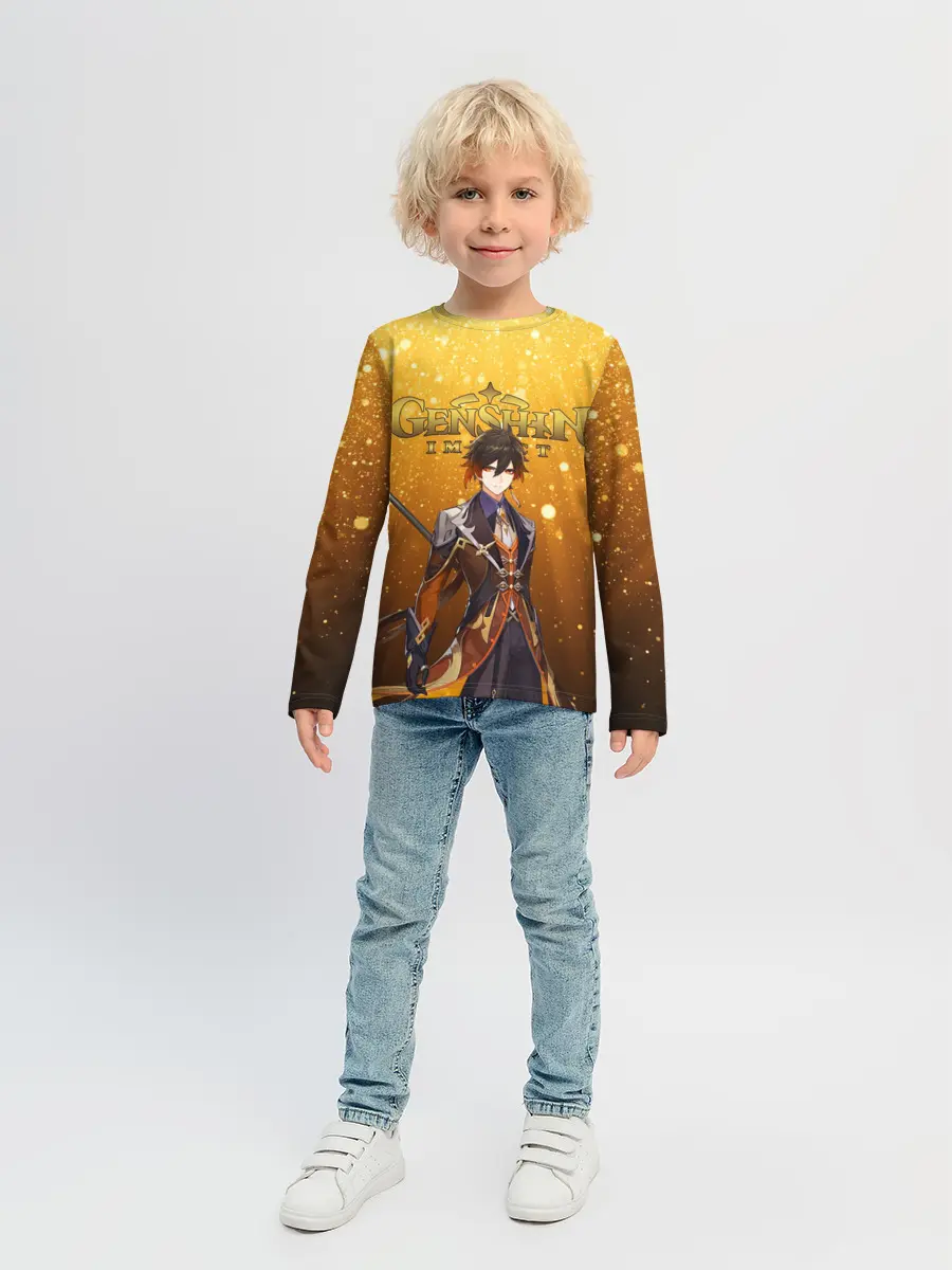 Детский лонгслив / GENSHIN IMPACT ЧЖУН ЛИ