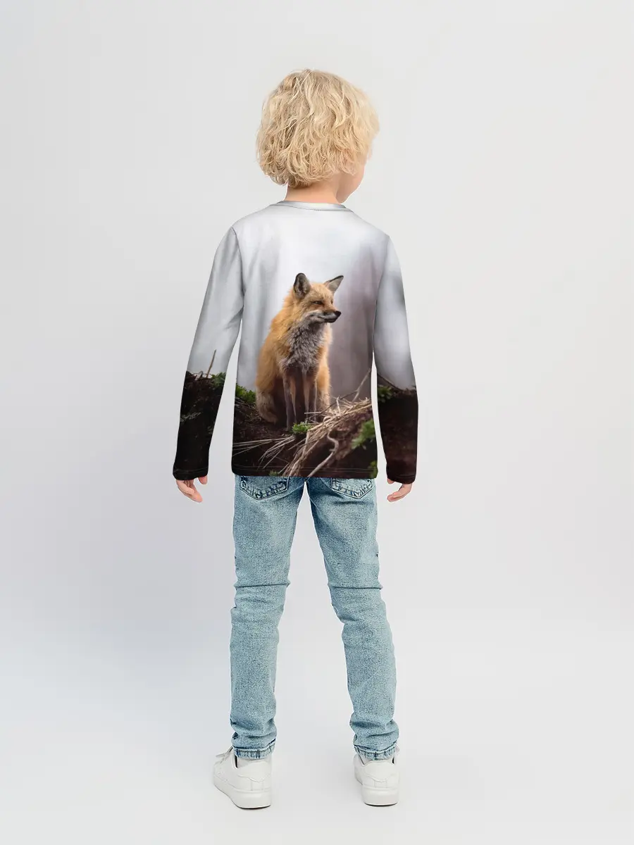 Детский лонгслив / Лиса