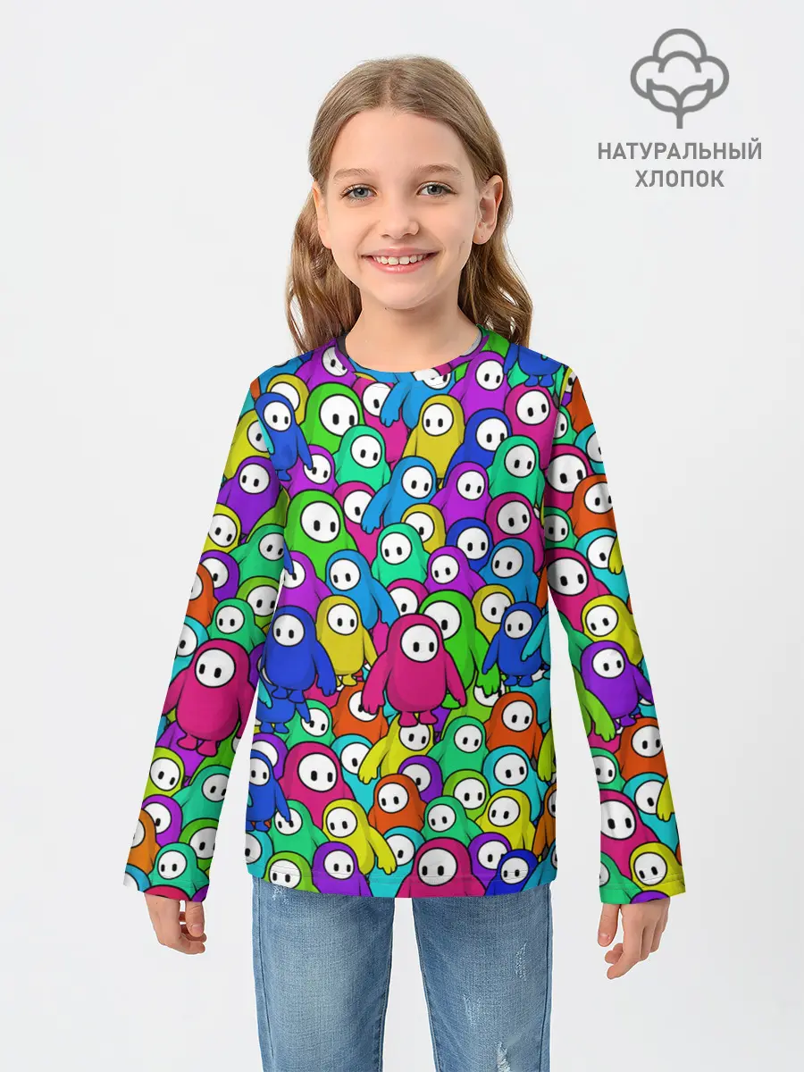 Детский лонгслив / Fall Guys