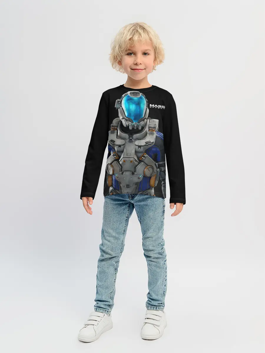 Детский лонгслив / масс эффект