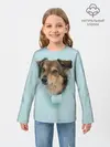Детский лонгслив / Беспородная Собака дворняга / A Dog