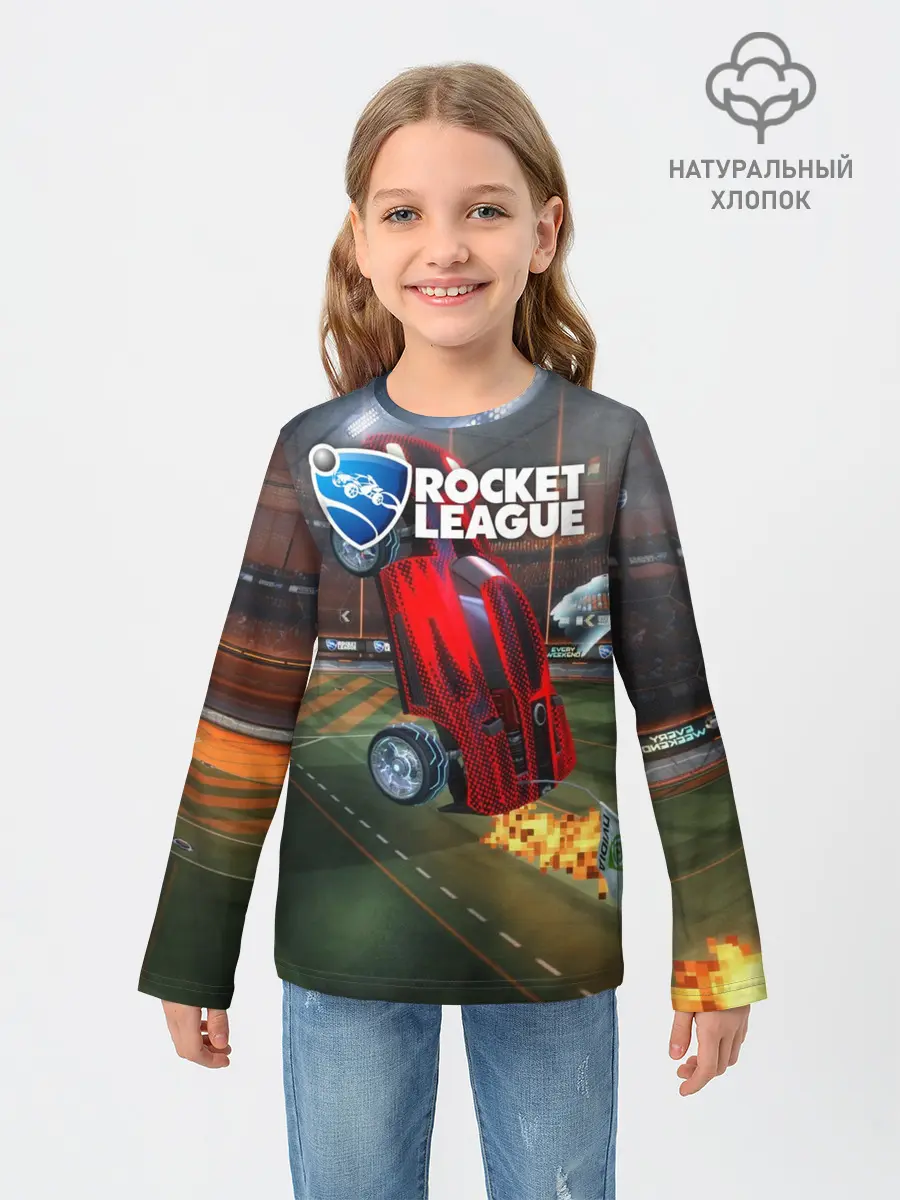 Детский лонгслив / Rocket League