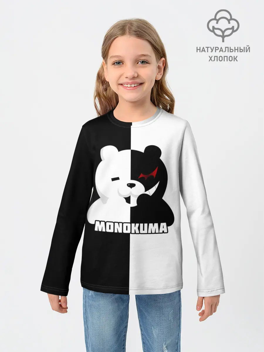Детский лонгслив / MONOKUMA / МОНОКУМА BEAR