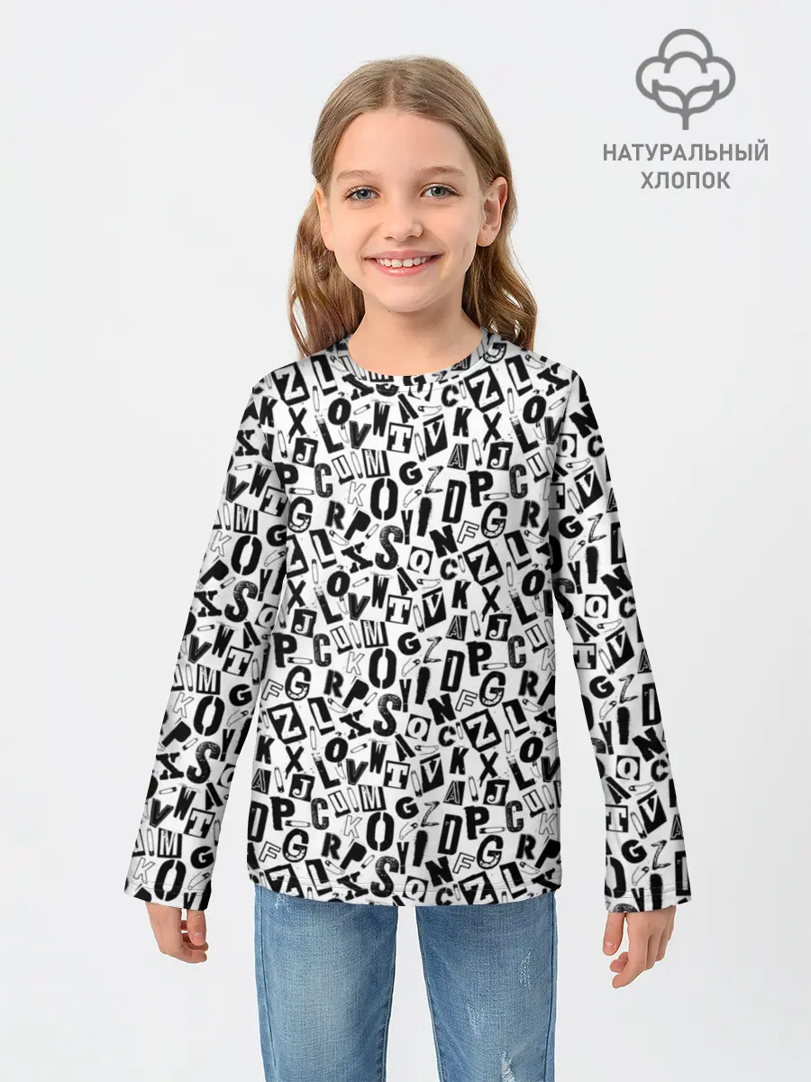 Детский лонгслив / Панк