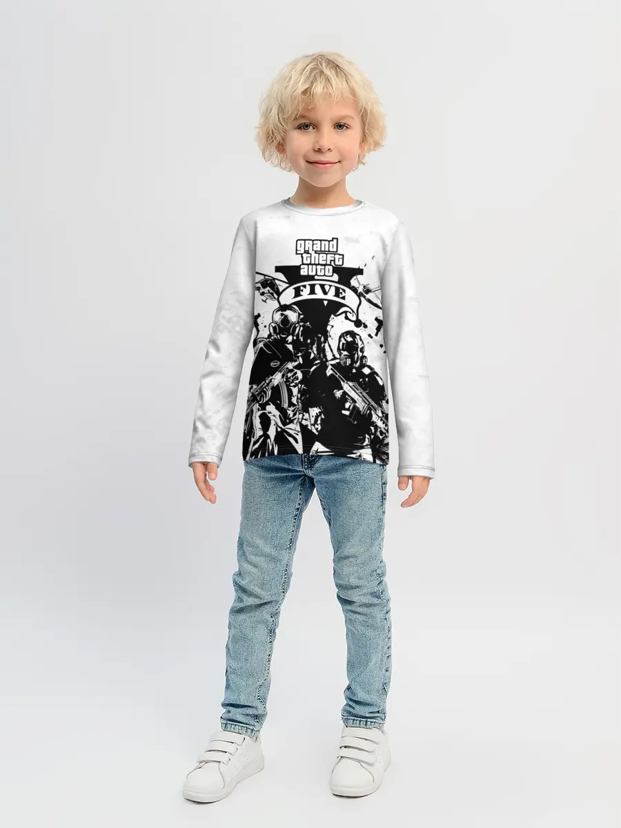 Детский лонгслив / GTA 5 / ГТА 5