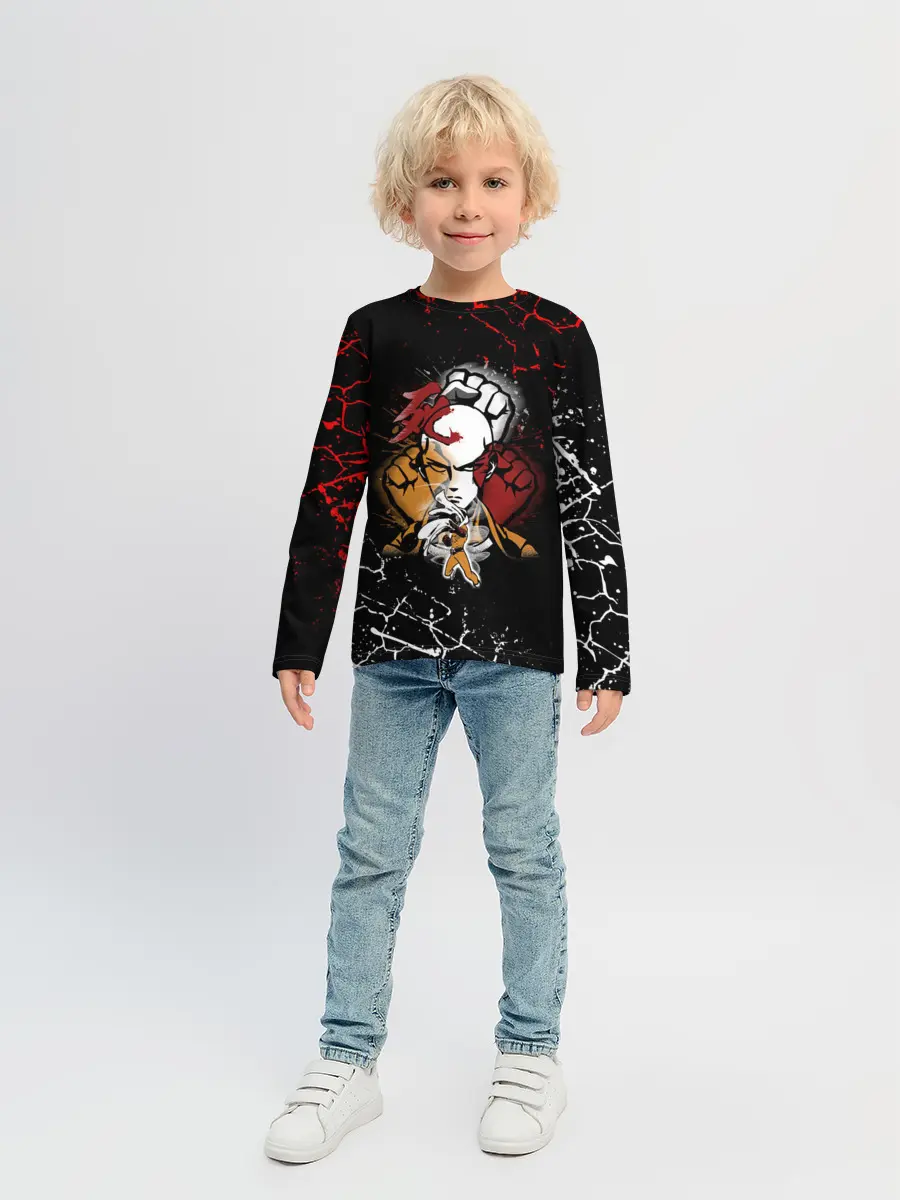 Детский лонгслив / Кулаки Сайтамы