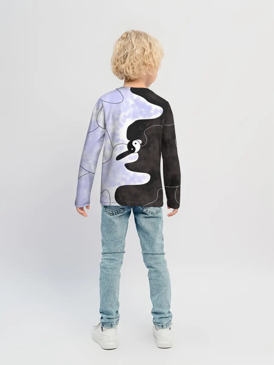 Детский лонгслив / Инь-Янь