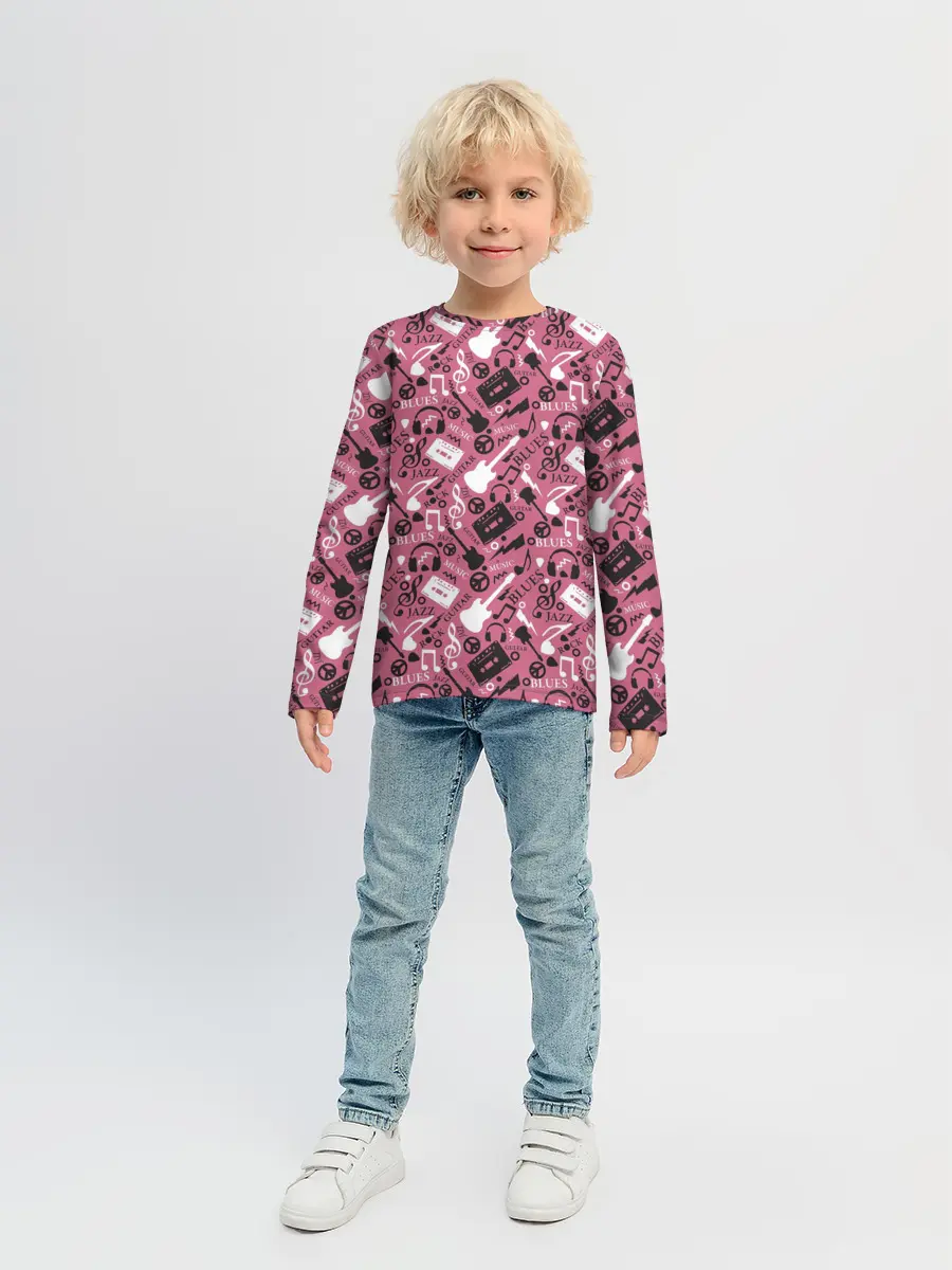 Детский лонгслив / Музыка