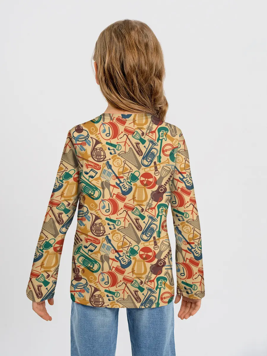 Детский лонгслив / Музыка