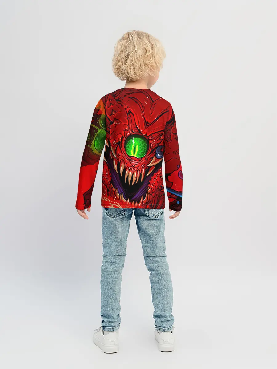 Детский лонгслив / DOOM Eternal