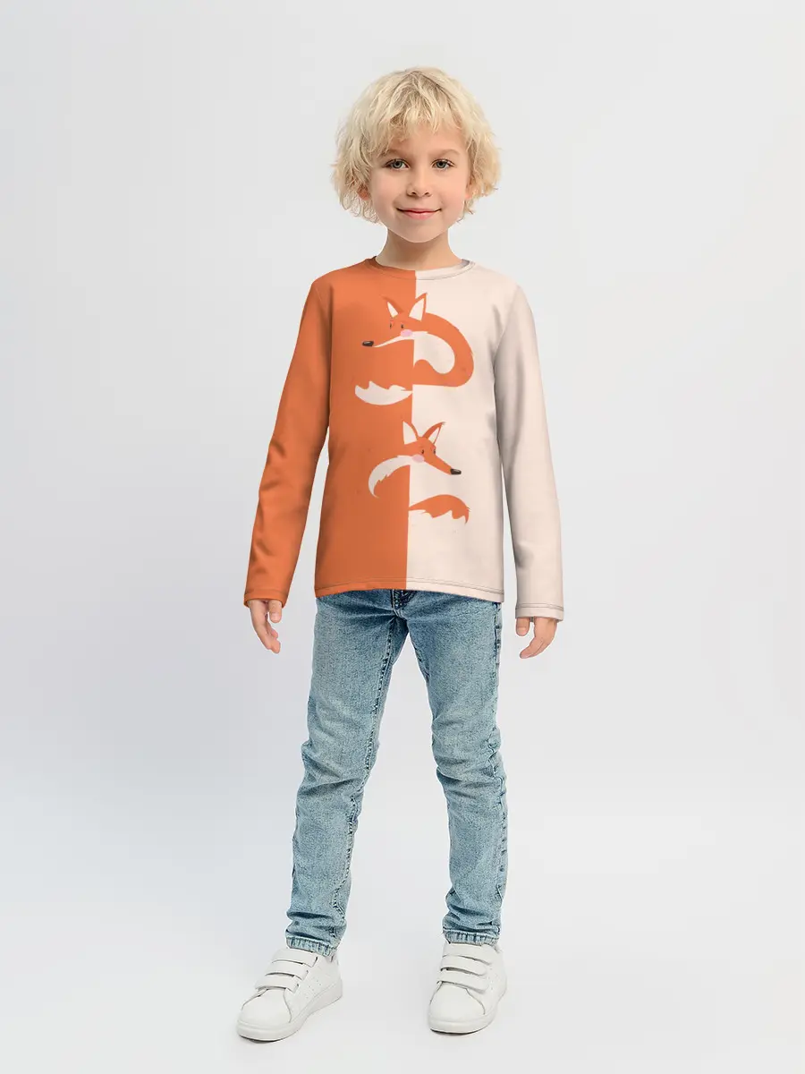 Детский лонгслив / Лисичка-сестричка