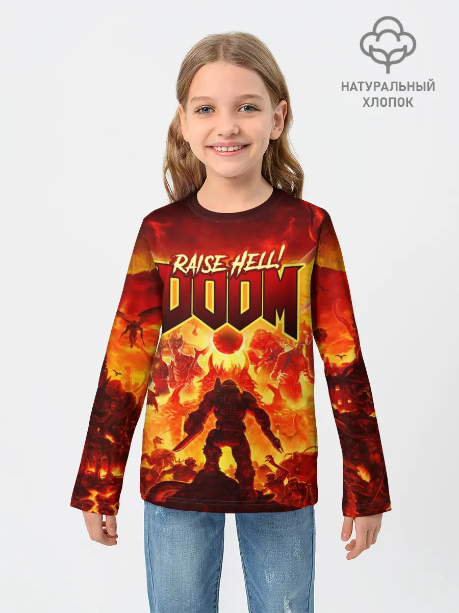 Детский лонгслив / DOOM