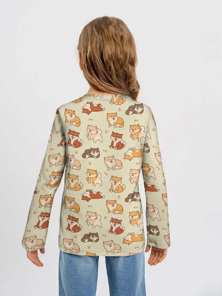 Детский лонгслив / Шиба-Ину