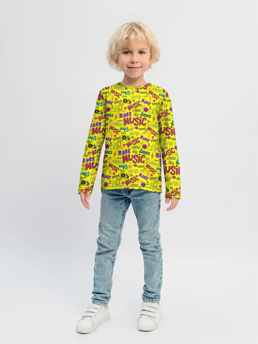 Детский лонгслив / Rock
