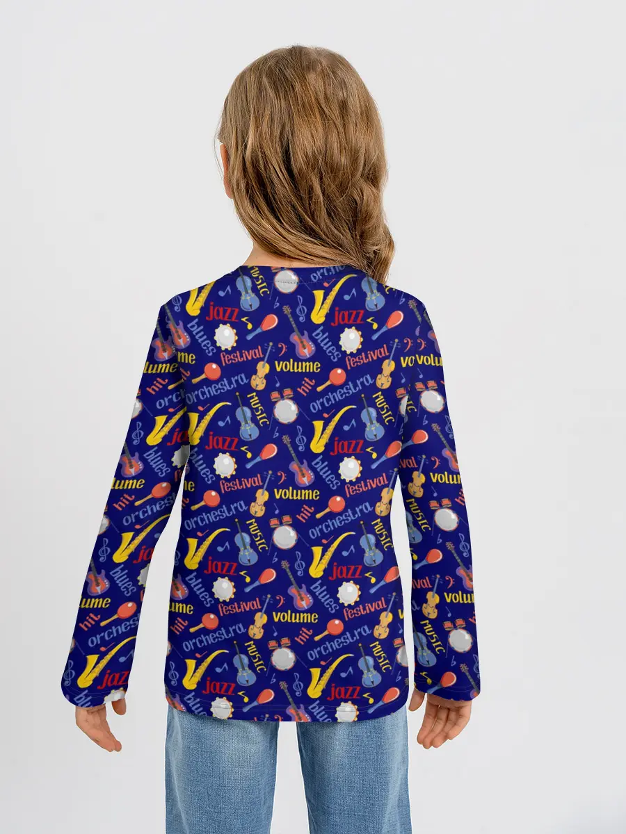 Детский лонгслив / Музыкант