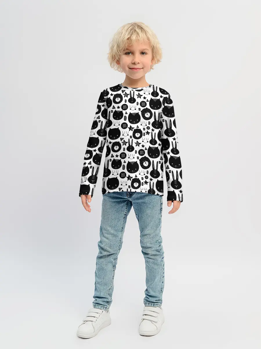 Детский лонгслив / Мультяшки
