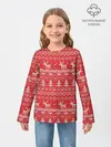 Детский лонгслив / Русские народные узоры