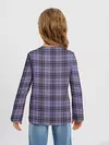 Детский лонгслив / Узор в клетку