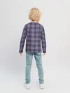 Детский лонгслив / Узор в клетку