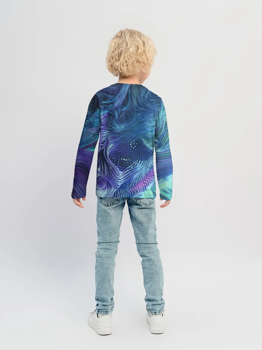 Детский лонгслив / Абстракция