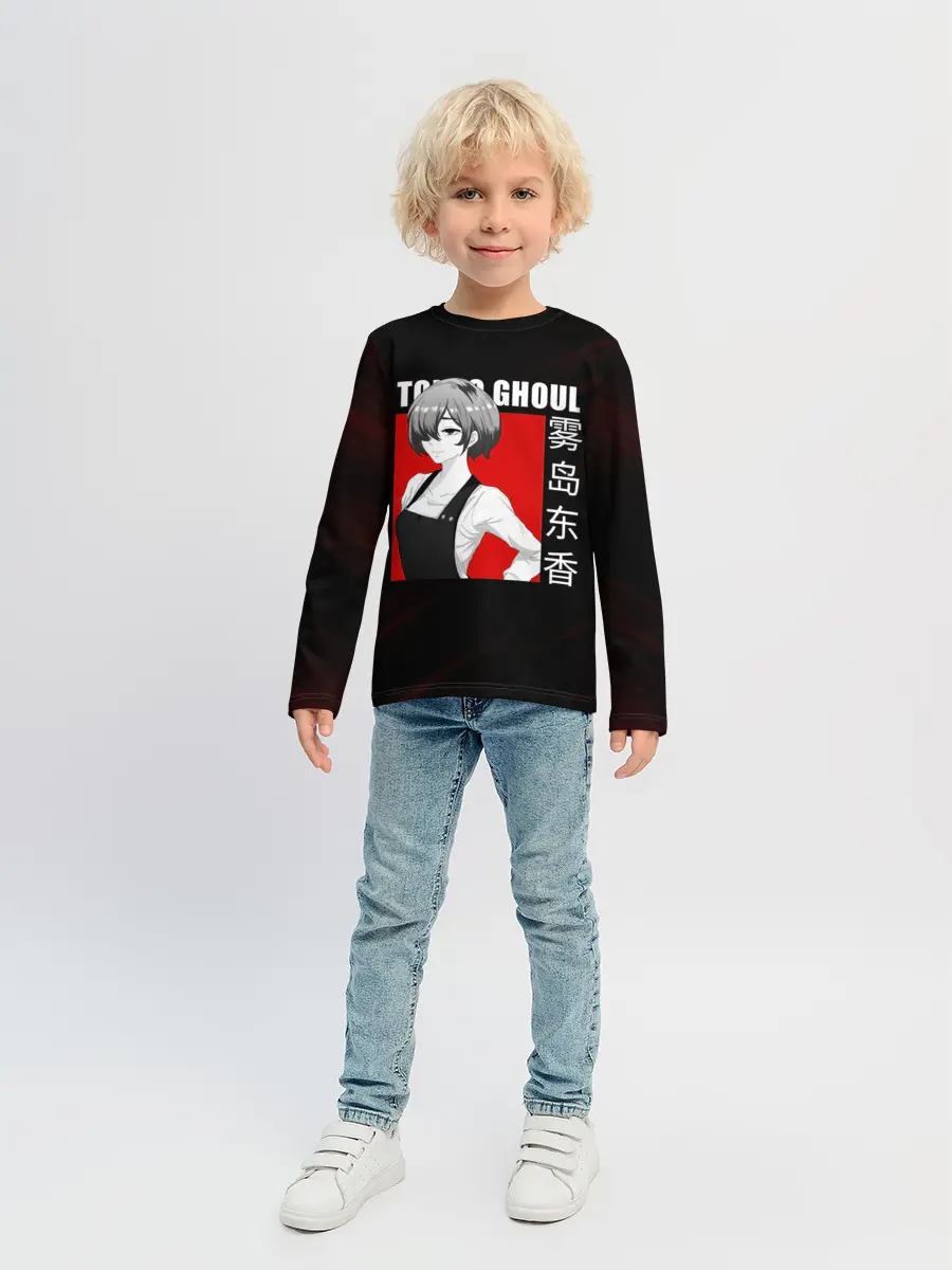 Детский лонгслив / Официантка Киришима