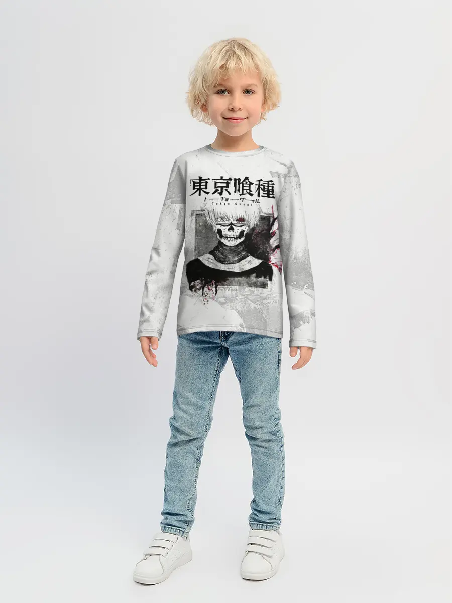 Детский лонгслив / Канеки Кен | Kaneki Ken