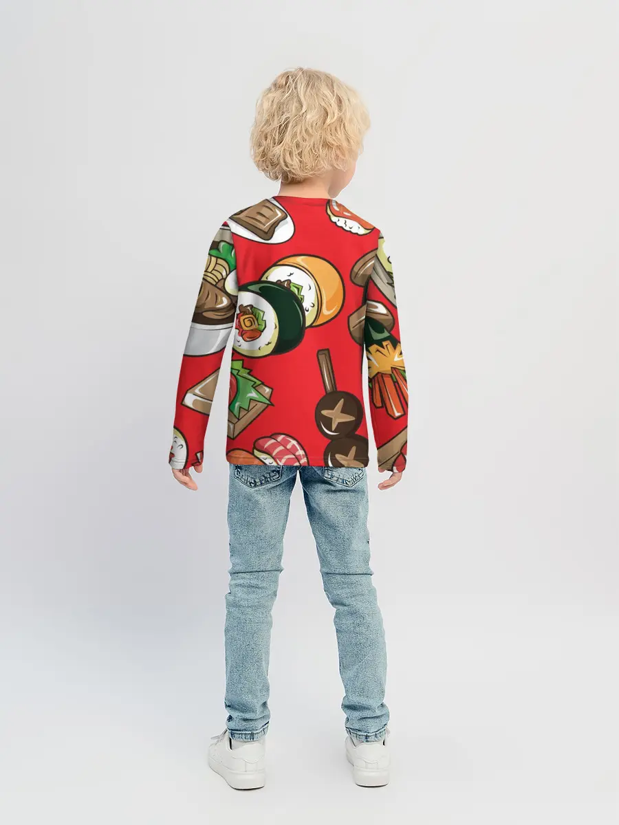 Детский лонгслив / Еда