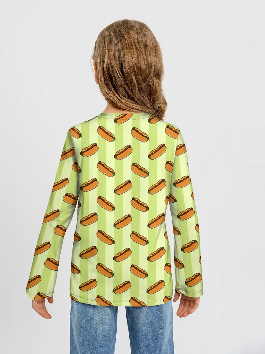 Детский лонгслив / Хотдог