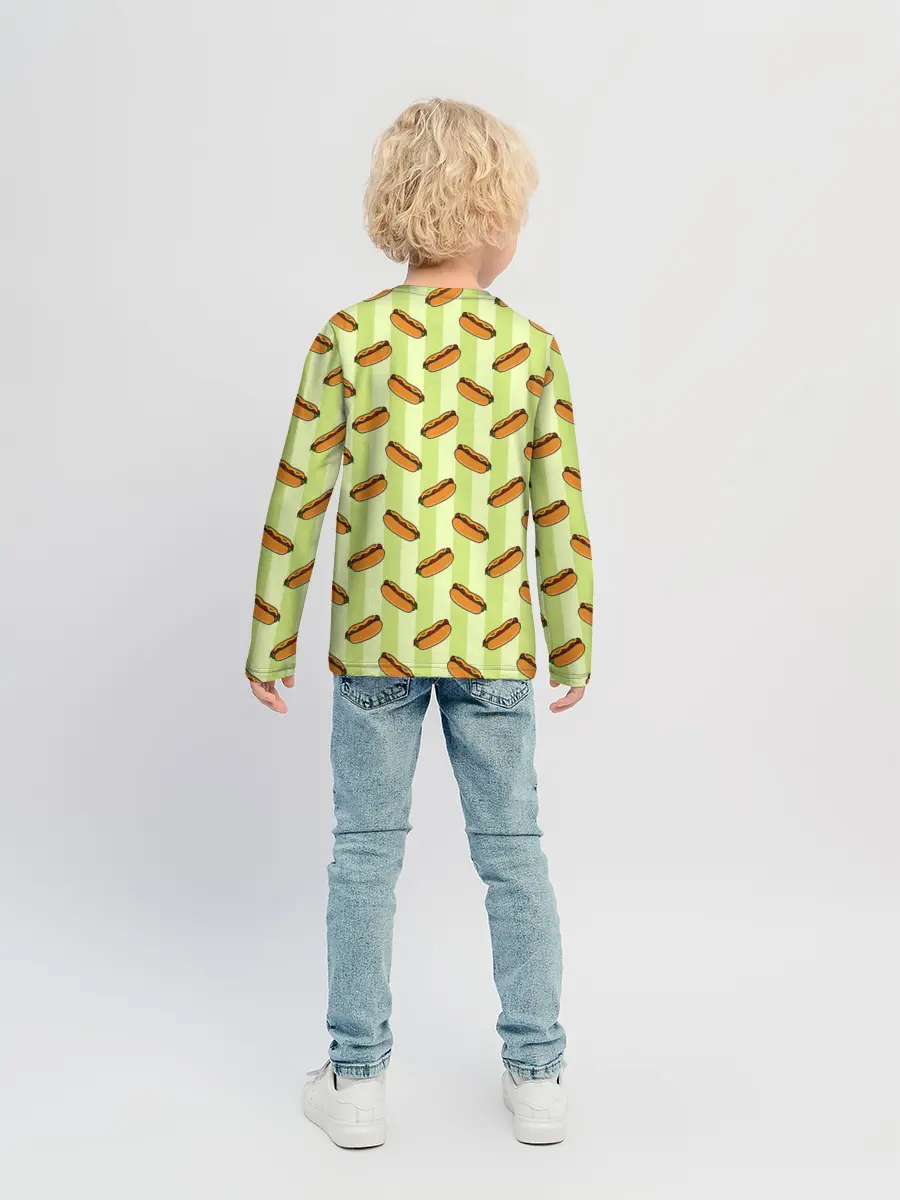Детский лонгслив / Хотдог