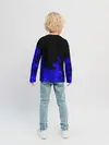 Детский лонгслив / Синий Огонь