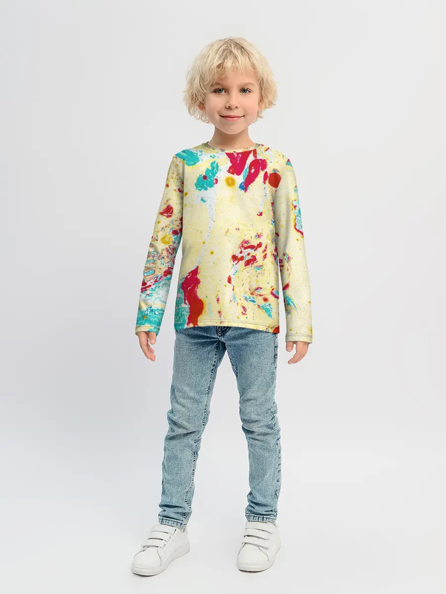 Детский лонгслив / Текстура