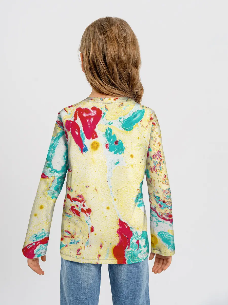 Детский лонгслив / Текстура