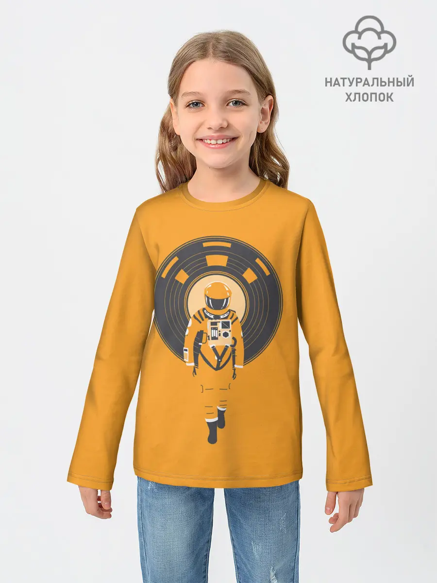 Детский лонгслив / Космонавт