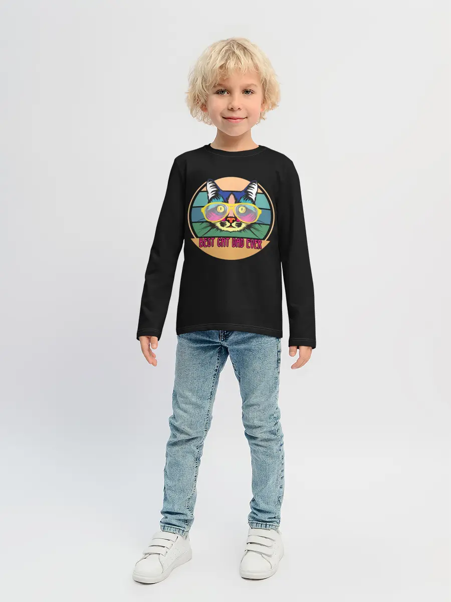 Детский лонгслив / BEST CAT
