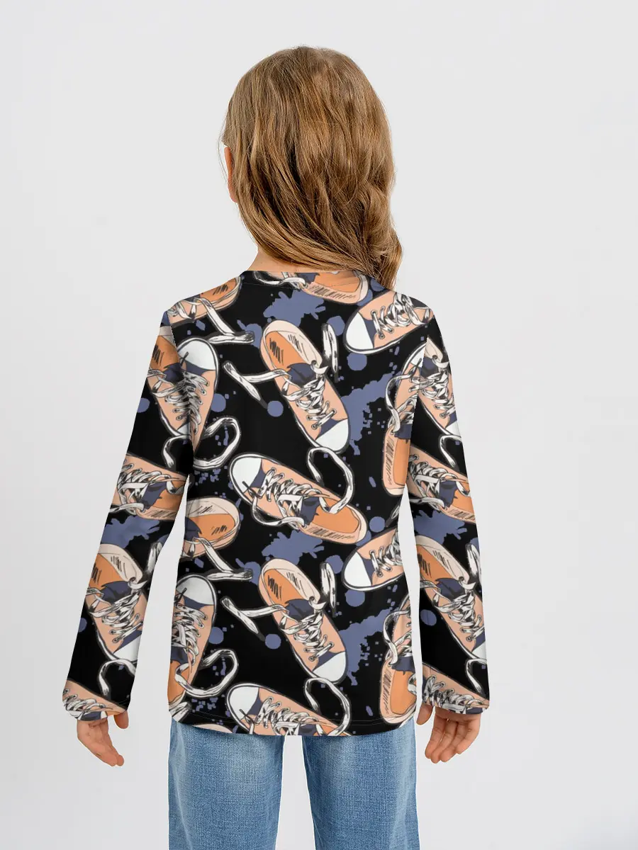 Детский лонгслив / Кеды / Sneakers