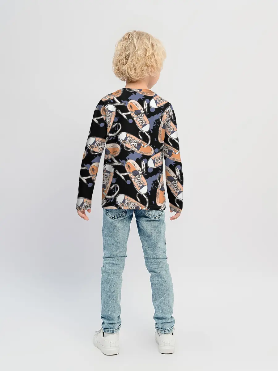 Детский лонгслив / Кеды / Sneakers