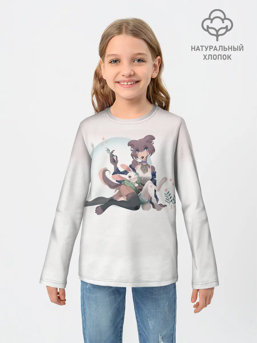 Детский лонгслив / Джуно и Хару