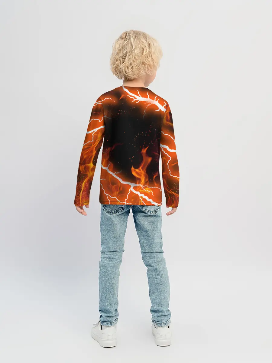 Детский лонгслив / КЛИНОК РАССЕКАЮЩИЙ ДЕМОНОВ